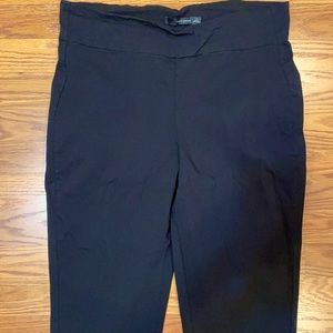 Size 14 pull-on dress pants. Black